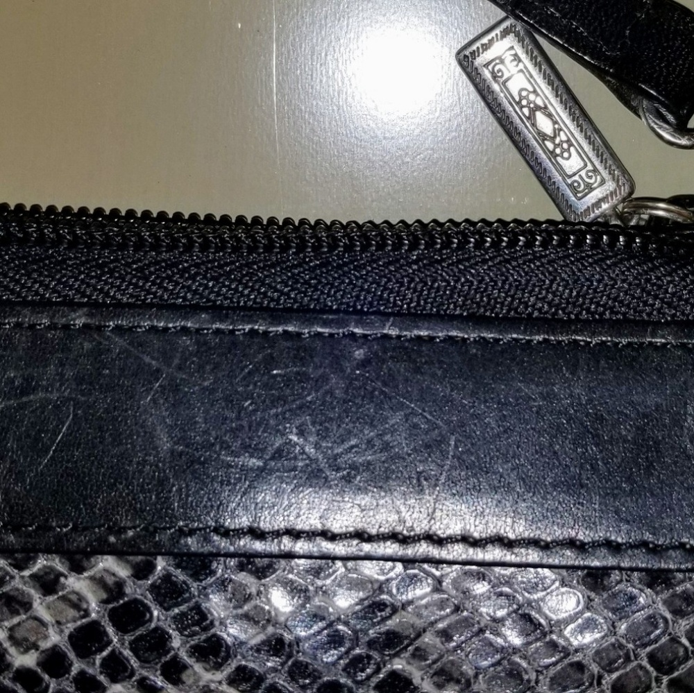 Brighton One World Python Snakeskin Crossbody Bag - image 5